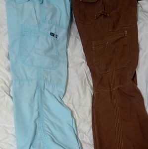 2pr womens Koi size small scrub pants